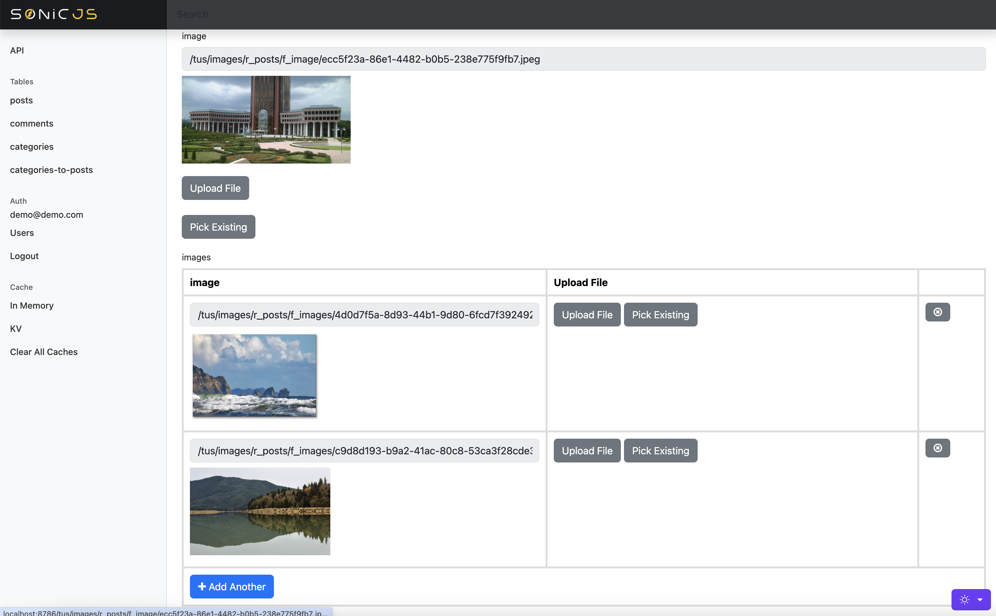 Headless CMS Upload Multiple Images